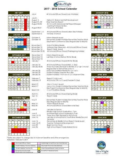 smithfield 24 25 school calendar